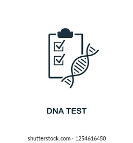 DNA Test icon. Premium style design from healthcare collection. Pixel perfect dna test icon for web design, apps, software, printing usage.