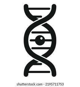 Dna Test Icon Simple Vector. Gmo Food. Science Research
