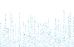 Dna test infographic. Genome sequence map. 