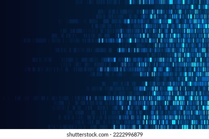 Dna test infographic. Genome sequence map. 