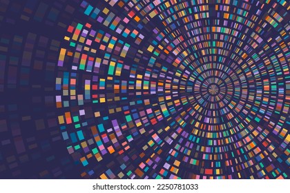 Dna test infographic. Genome sequence map. 