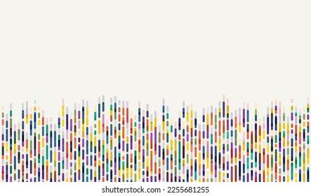 Dna test infographic. Genome sequence map. 