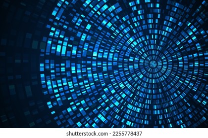 Dna test infographic. Genome sequence map. 