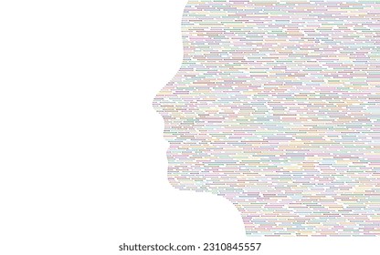 Dna test infographic. Genome sequence map. 