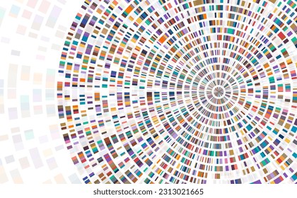 Dna test infographic. Genome sequence map. 