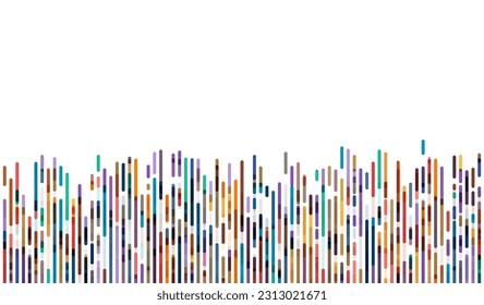 Dna test infographic. Genome sequence map. 