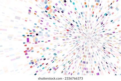 Dna test infographic. Genome sequence map. 