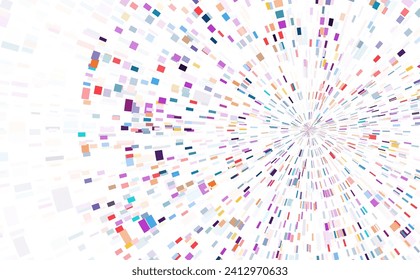 Dna test infographic. Genome sequence map. 