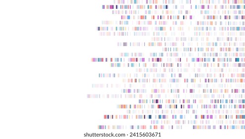 Dna test infographic. Genome sequence map. 