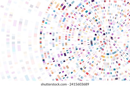 DNA-Test Infografik. Genomsequenzplan. 