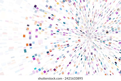 DNA-Test Infografik. Genomsequenzplan. 