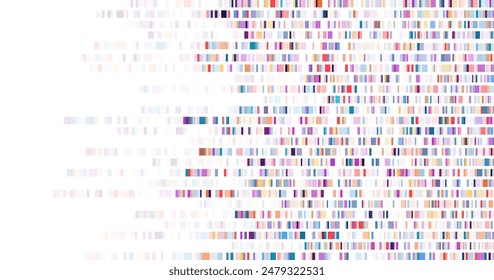 Dna test infographic. Genome sequence map. 