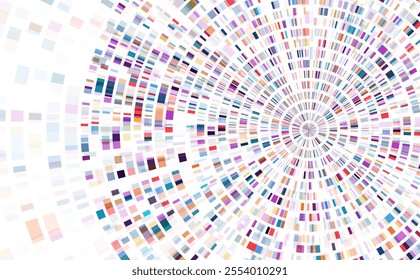 Dna test infographic. Genome sequence map. 