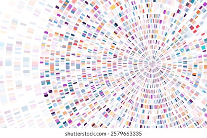 Dna test infographic. Genome sequence map. 