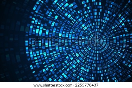 Dna test infographic. Genome sequence map. 