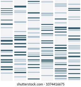 DNA Test Seamless Pattern. Genetic Testing Endless Vector Texture On White Background.