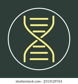 DNA trendy icon elegant abstract vector illustration colorful artwork lovely design.eps