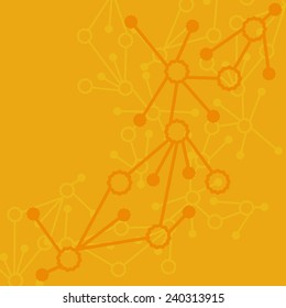 DNA vector. Abstract background