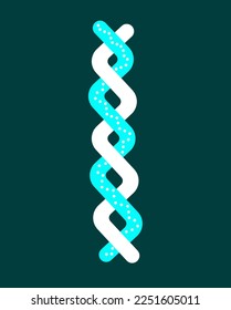 DNA vector. Abstract dna for research in the laboratory. DNA for design.