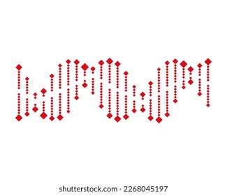 DNA vector. Abstract dna for research in the laboratory. DNA for design.
