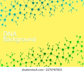 Vector de ADN. Adn abstracto para investigación en laboratorio. ADN para el diseño. Estructura molecular del adn.