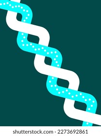 DNA vector. Abstract dna for research in the laboratory. DNA for design.
