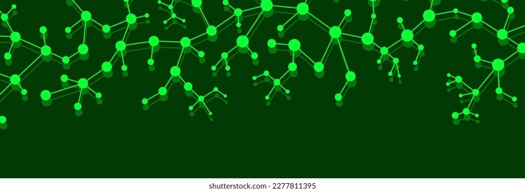 DNA-Vektor. Abstrakte DNA für die Forschung im Labor. DNA für Design. Molekulare Struktur der DNA.