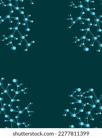 DNA vector. Abstract dna for research in the laboratory. DNA for design. Molecular structure of dna.