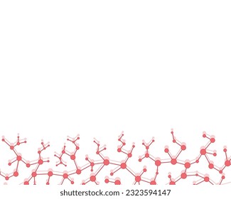 Vector de ADN. Adn abstracto para investigación en laboratorio. ADN para el diseño. Estructura molecular del adn.