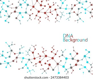 DNA vector. Abstract dna for research in the laboratory. DNA for design. Molecular structure of dna.