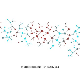 DNA vector. Abstract dna for research in the laboratory. DNA for design. Molecular structure of dna.