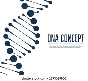 Dna vector background