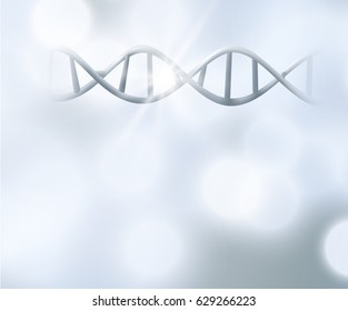 DNA vector background can be used for science or medical concepts. EPS10