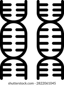 DNA Vector Design Icon Style