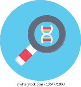 DNA vector flat color icon
