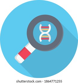 DNA vector flat color icon
