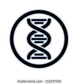 DNA vector icon.