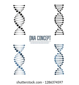 Dna vector icon