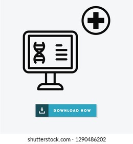 Dna vector icon