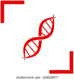 DNA vector icon.
