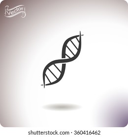 DNA vector icon.
