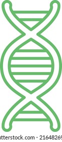 Dna vector icon. Can be used for printing, mobile and web applications.