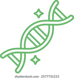 DNA vector icon. Can be used for printing, mobile and web applications.