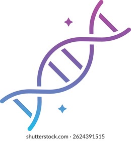 DNA vector icon. Can be used for printing, mobile and web applications.