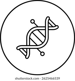Icono de Vector de ADN. Se puede utilizar para aplicaciones de impresión, móviles y de Web.