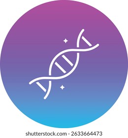 DNA vector icon. Can be used for printing, mobile and web applications.