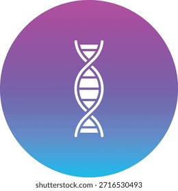 Icono de Vector de ADN. Se puede utilizar para aplicaciones de impresión, móviles y de Web.