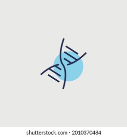DNA-Vektorsymbol Chromosomenkernmolekül