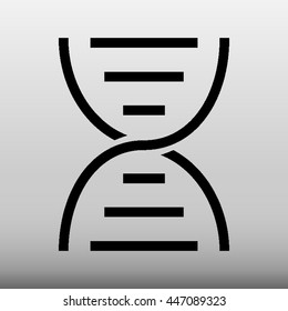 DNA Vector Icon Illustration