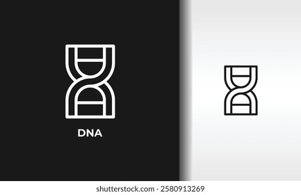 Dna Vector, Icon Or Logo Sign Isolated Symbol Illustration